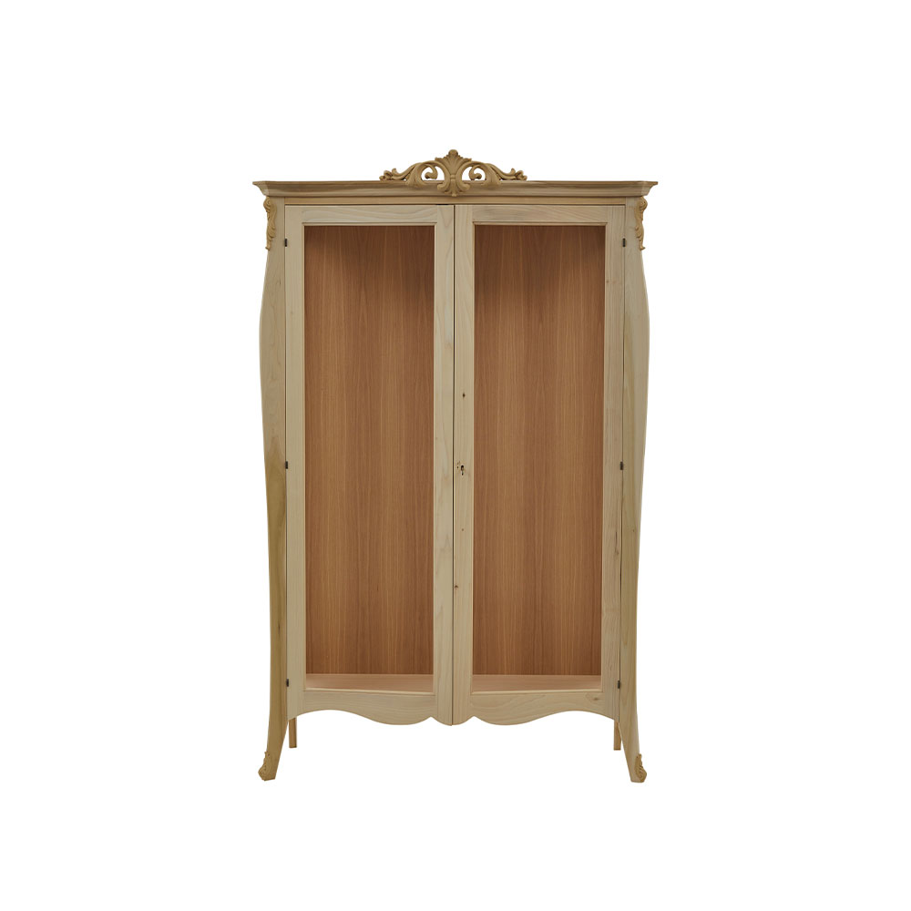 Vitrina lemn masiv 2 usi cu dimensiunea 130 x 50 x 212 cm - ZN 1715G